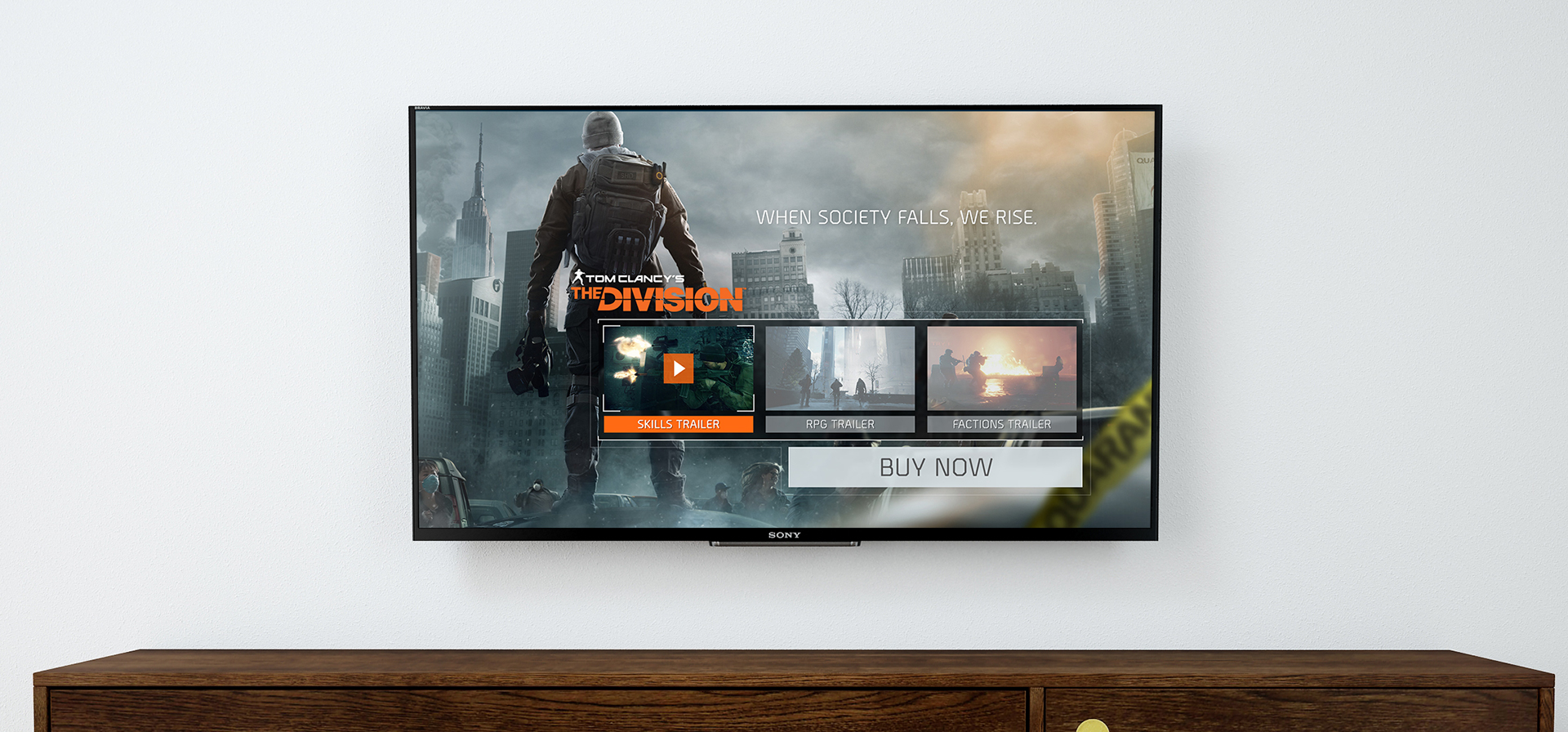 The Division — connected TV experience