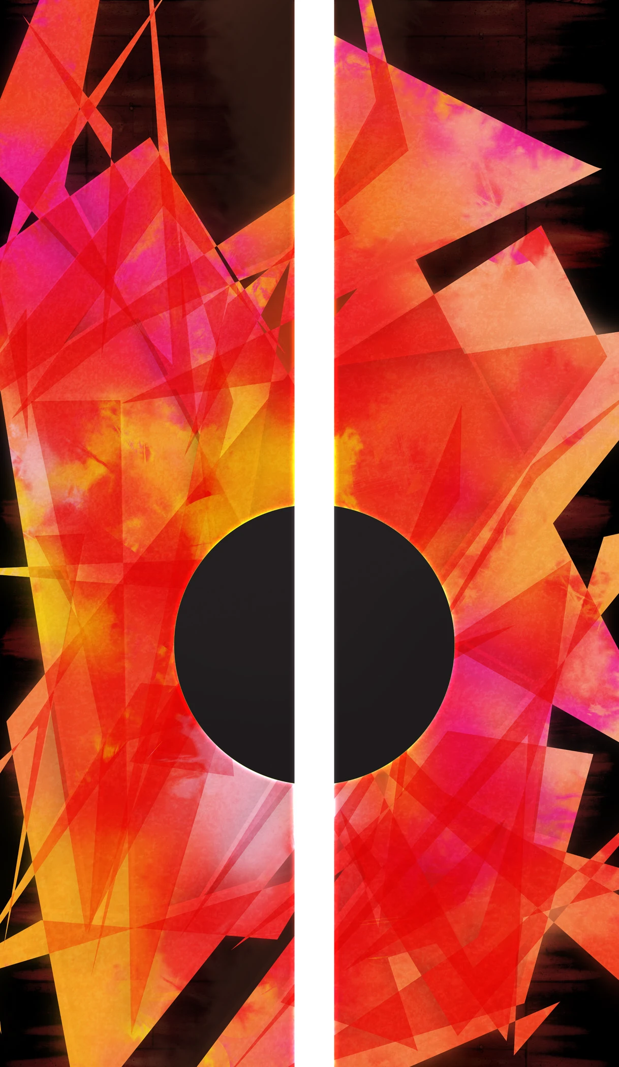 Abstract red study