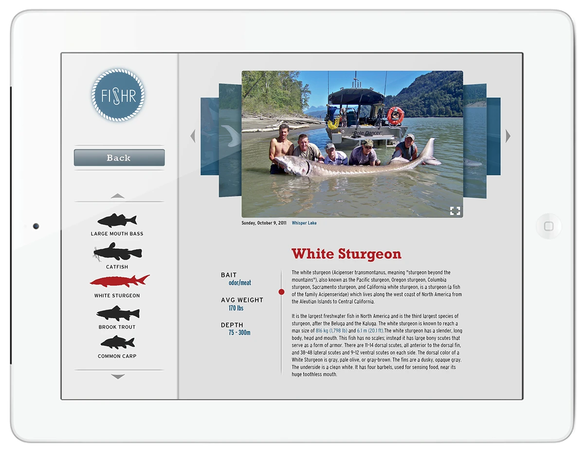 Fishr — catch detail