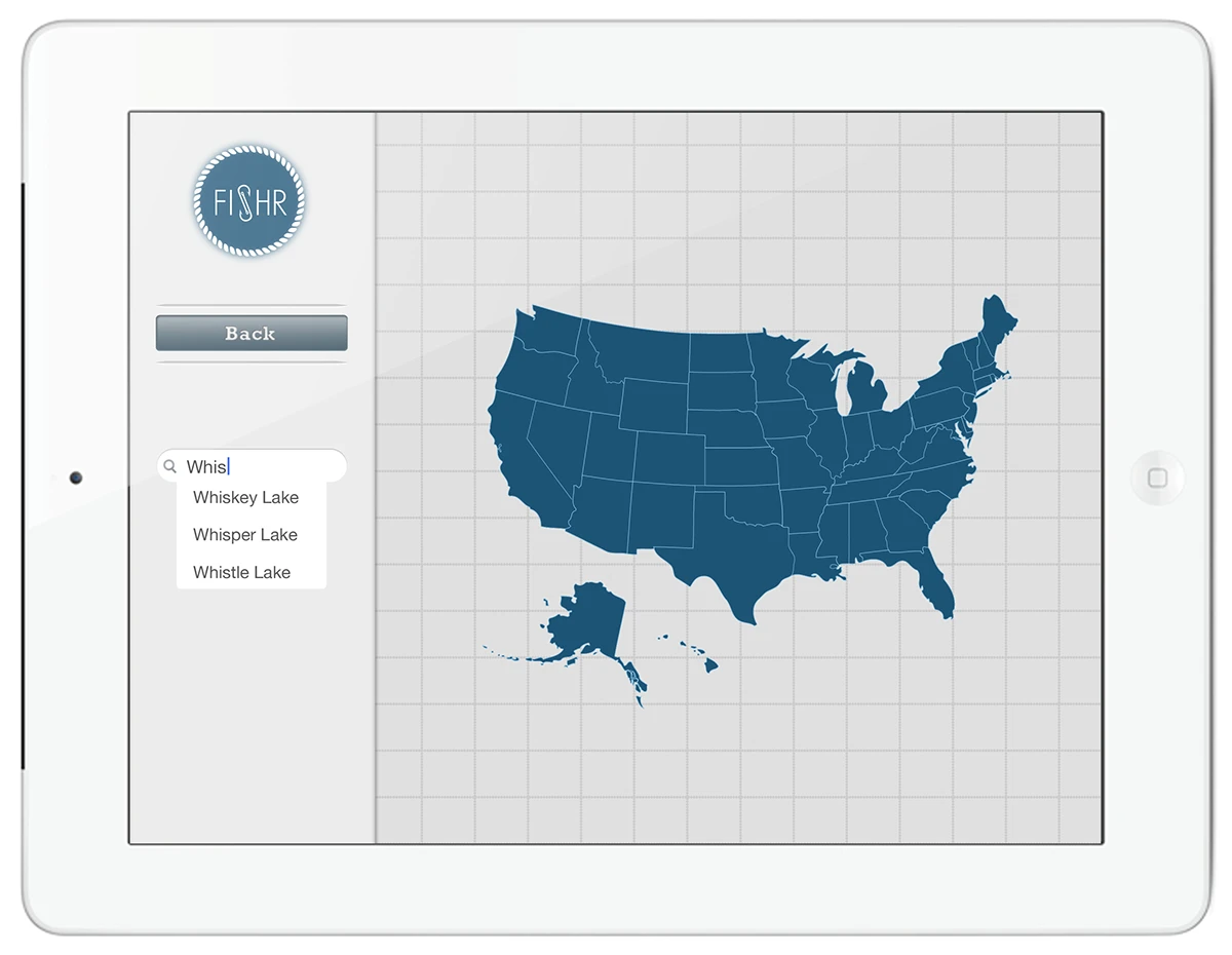 Fishr — location search