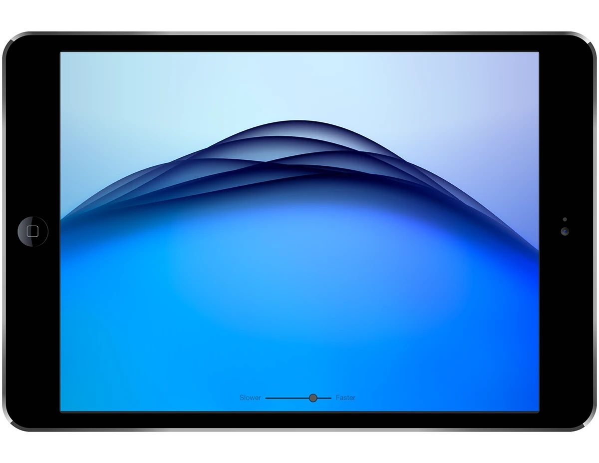 Digital art app — speed control